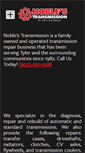 Mobile Screenshot of noblestransmission.com